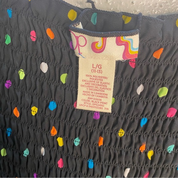 Black polka dot dress - Picture 4 of 5